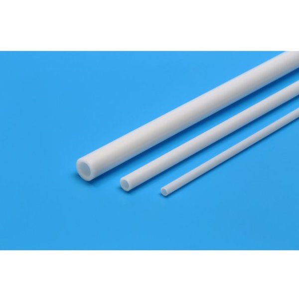 Rohrprofil 5mm (5) 400mm weiß - Kunststoff