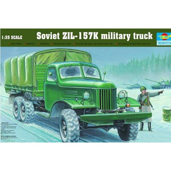 ZIL-157K Soviet Military Truck w/Canvas