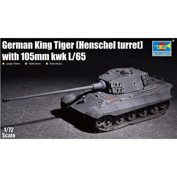 German King Tiger(Henschel turret) with 105mm kWh L/65