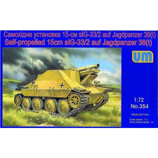 Self-propelled 15cm sIG-33/2 auf Jagdpanzer 38(t)