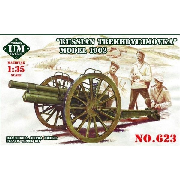 Russian Trekhdyujmovka 3inch gun, 1902