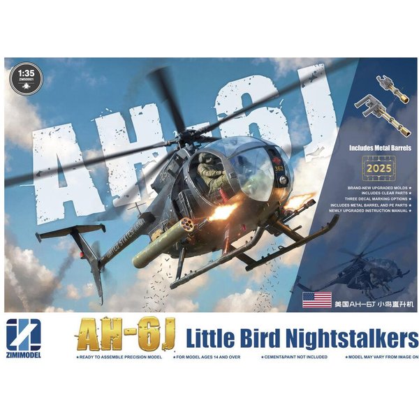 AH-6J Little Bird Nightstalkers w/Metal Barrels