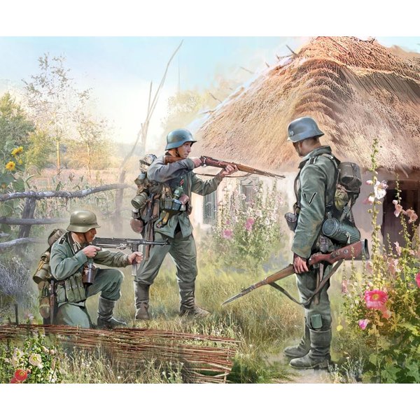 WWII Figuren-Set Deutsche Infanterie (10)