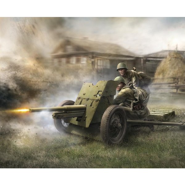 WWII Wargame AddOn Sov.45mm Geschütz