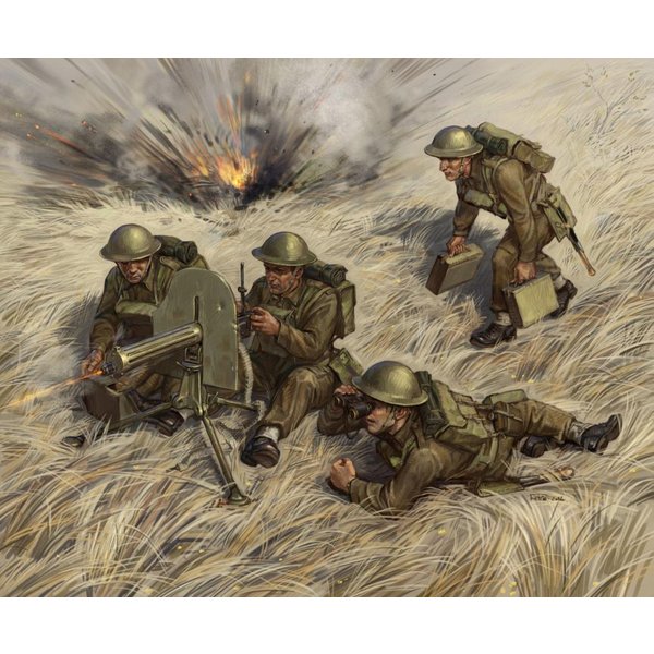 Brit.Maschinengewehr m.Crew 1939-42