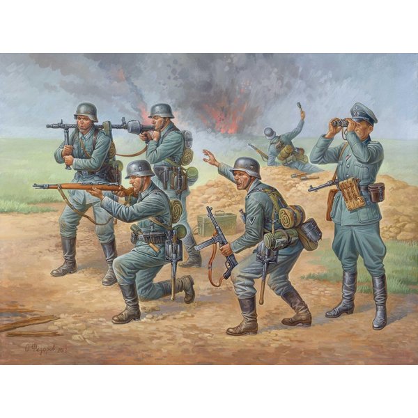 WWII Figuren-Set Dt. Infanterie