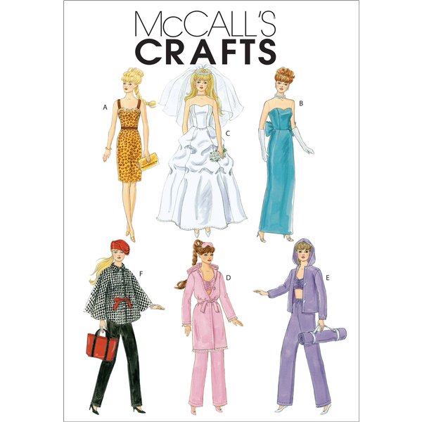 Patron Mccall's 6258OS VêTements Pour PoupéEs - Mccall's - Mondial Tissus-image