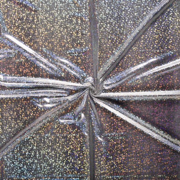Tissu Serpent Brillant Argent - Mondial Tissus-image