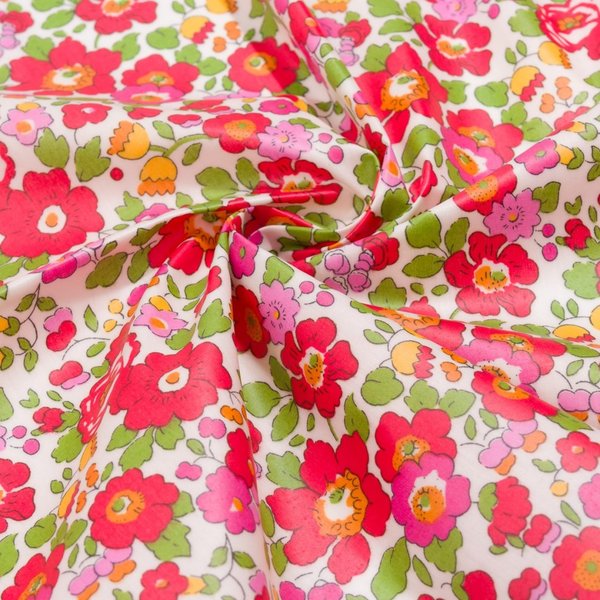 Coupon Liberty Coton Enduit Floral Rose 50 X 65 Cm - Liberty - Mondial Tissus-image