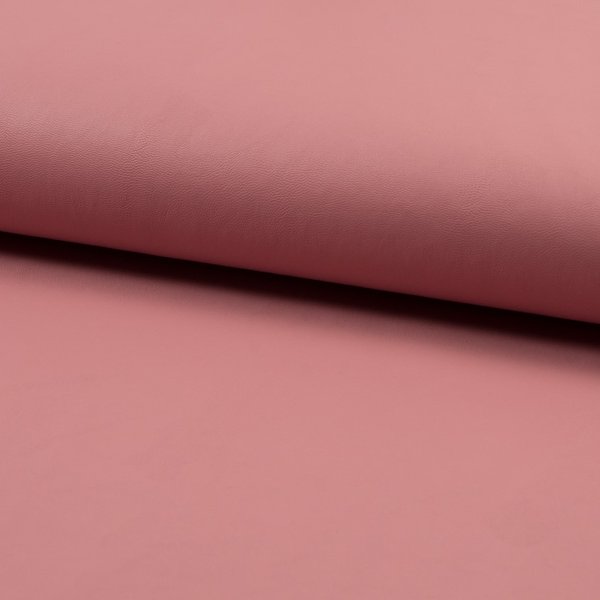 Tissu Simili Cuir LéGer Lisse Uni Rose - Mondial Tissus-image