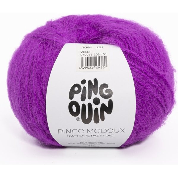 Pelote De Fils à Tricoter Pingo Modoux Violette - Pingouin - Pingouin - Mondial Tissus-image