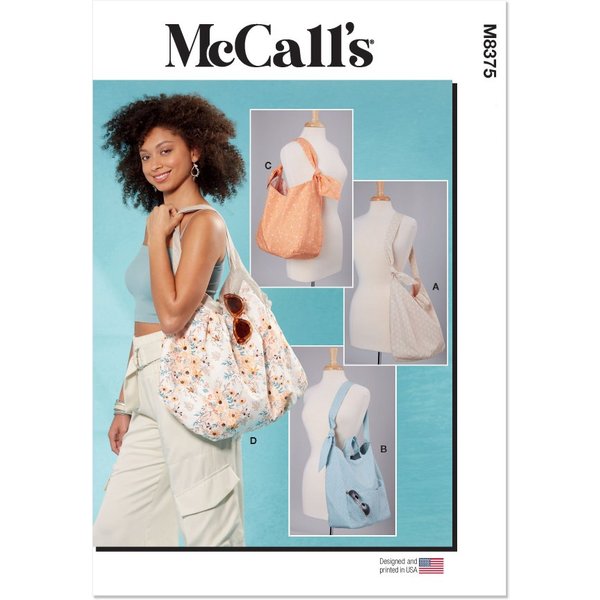 Patron Mccall's 8375 - Sac Mou Facile - Mccall's - Mondial Tissus-image