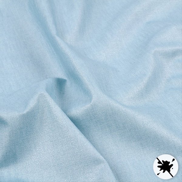 Tissu Cretonne Double Enduction Pu Acrylique Anti-TâChe Gris Glacier - Mondial Tissus-image