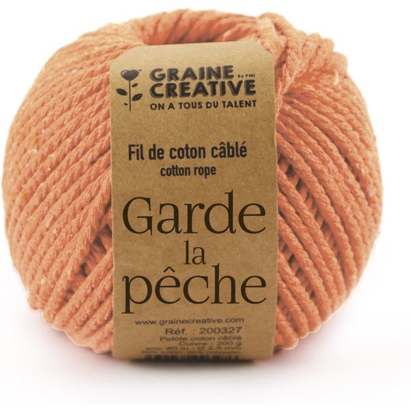 Coton Cablé Macramé 2,5Mm PêChe 80 M - Graine Créative - Mondial Tissus-image