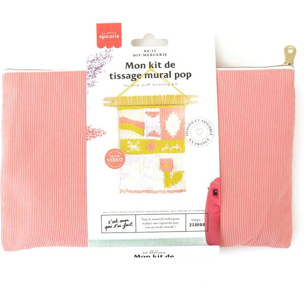 Kit Diy Tissage Mural Pop - La Petite ÉPicerie - La Petite Epicerie - Mondial Tissus-image