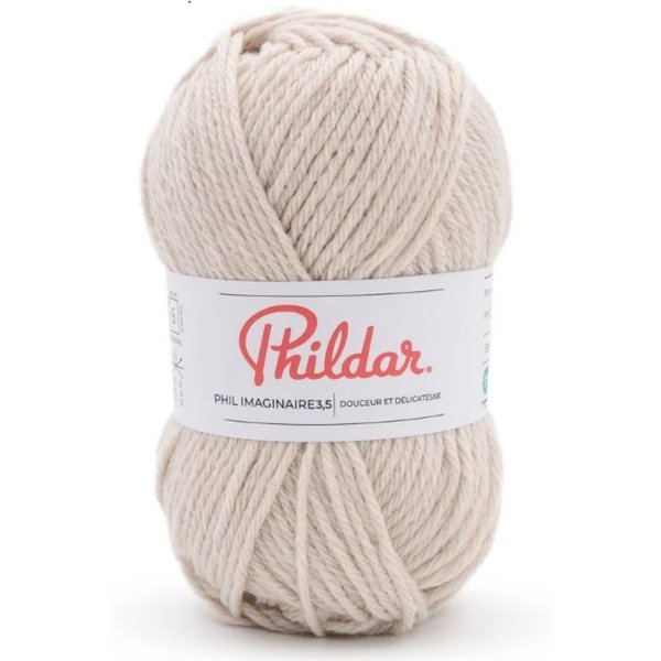 Pelote De Laine Phil Imaginaire 3,5 Greige - Phildar - Phildar - Mondial Tissus-image