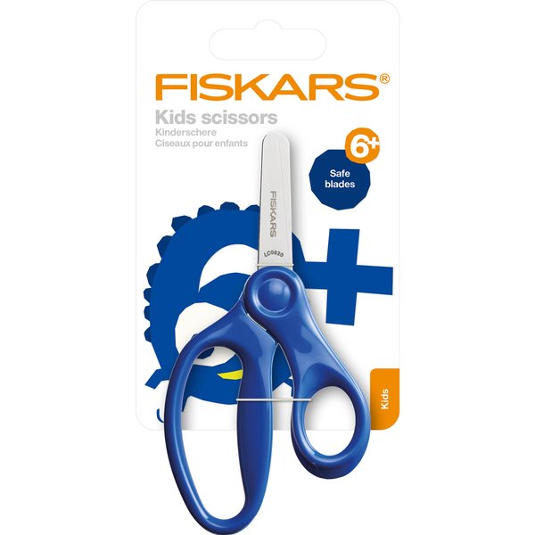 Ciseaux Enfant à Bout Rond 13 Cm Bleu - Fiskars - Fiskars - Mondial Tissus-image