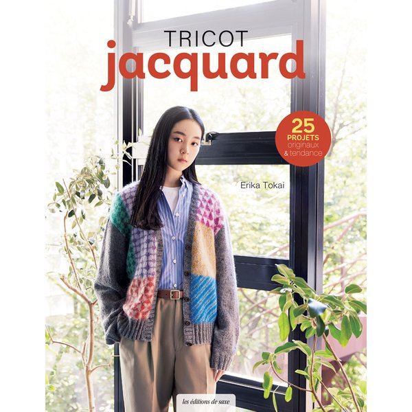Livre Tricot Jacquard - Les éditions de saxe - Mondial Tissus-image
