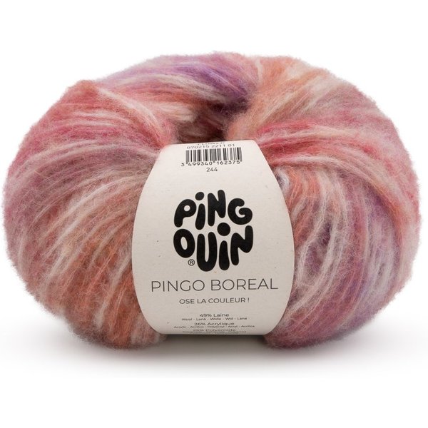 Pelote De Fils à Tricoter Pingo BoréAl Flower - Pingouin - Pingouin - Mondial Tissus-image