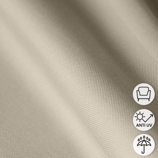 Tissu BâChe TexturéE Outdoor Enduite Pvc Anti-Uv ImperméAble Qualité SièGe éCru - Mondial Tissus-image