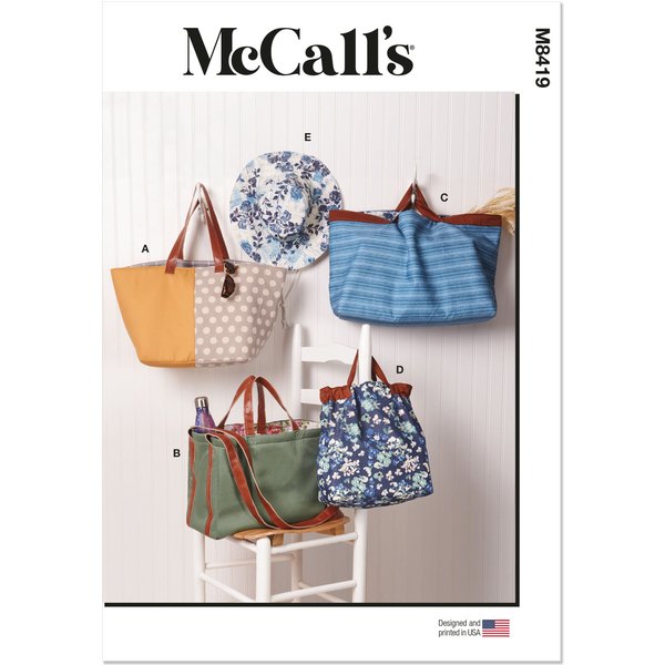 Patron Mc Call's 8419A - Sacs Fourre-Tout - Mccall's - Mondial Tissus-image