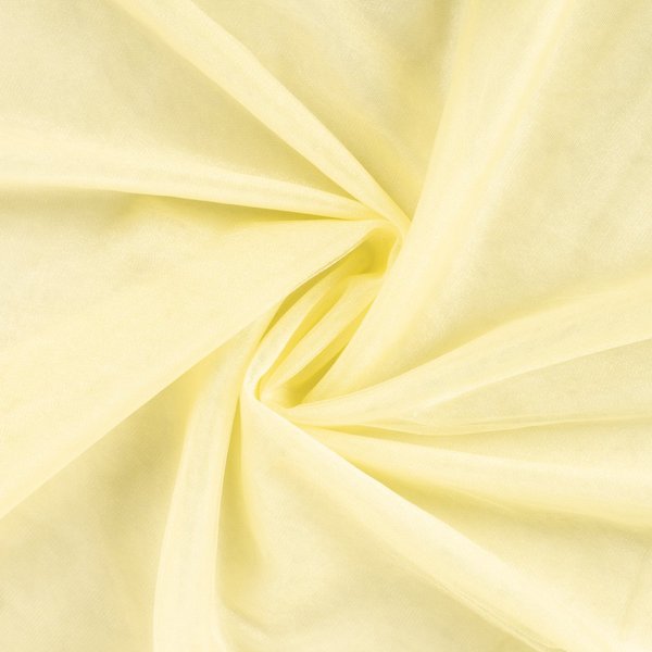 Tissu Tulle Irisé Uni Jaune - Mondial Tissus-image