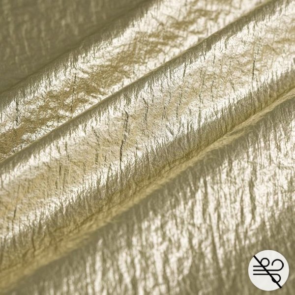 Tissu Coupe Vent Brillant Or - Mondial Tissus-image