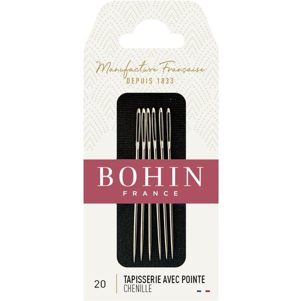 Aiguilles Tapisserie Avec Pointe N°20 - Bohin - Mondial Tissus-image