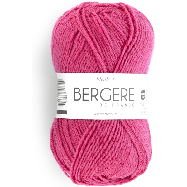Pelote De Fil à Tricoter IdéAl 4 Magenta - BergèRe De France - BergèRe De France - Mondial Tissus-image