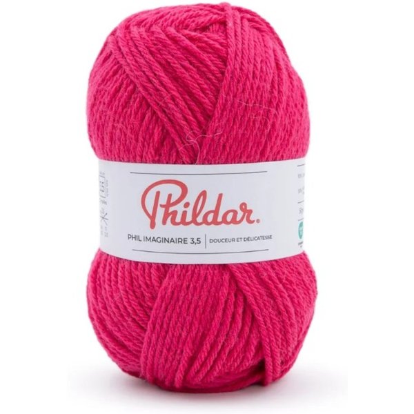 Pelote De Laine Phil Imaginaire 3,5 Rose Pivoine - Phildar - Phildar - Mondial Tissus-image