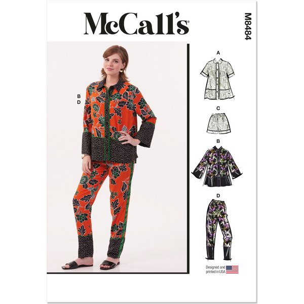 Patron Mc Call's M8484A Haut Oversize Du 34 Au 52 - Mccall's - Mondial Tissus-image