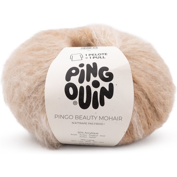 Pelote De Laine Pingo Beauty Mohair Sand Pingouin - Pingouin - Mondial Tissus-image