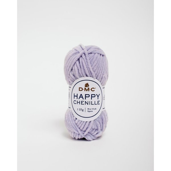 Pelote De Fil à Tricoter Happy Chenille Mauve N°19 - Dmc - Dmc - Mondial Tissus-image