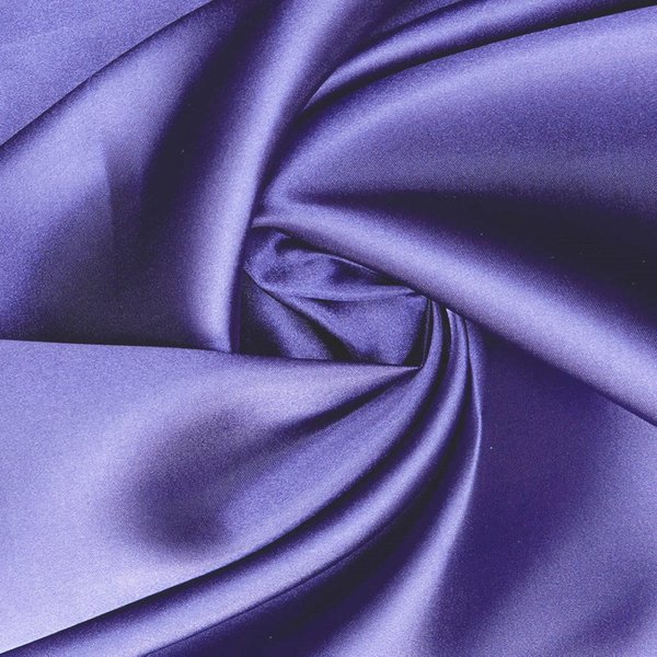 Tissu Satin Lala Uni Violet - Mondial Tissus-image