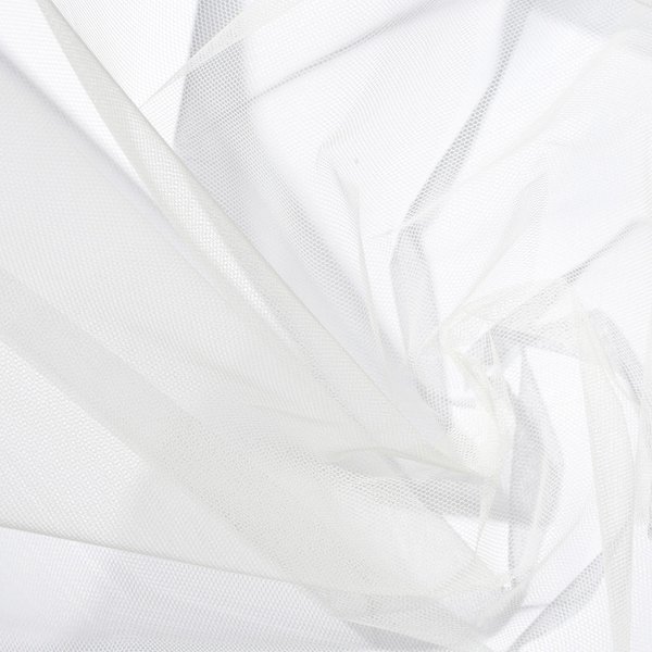 Tissu Tulle Uni éCru - Mondial Tissus-image