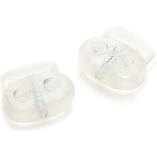 ArrêT Cordon 2 Trous Plastique Transparent - Prym - Mondial Tissus-image