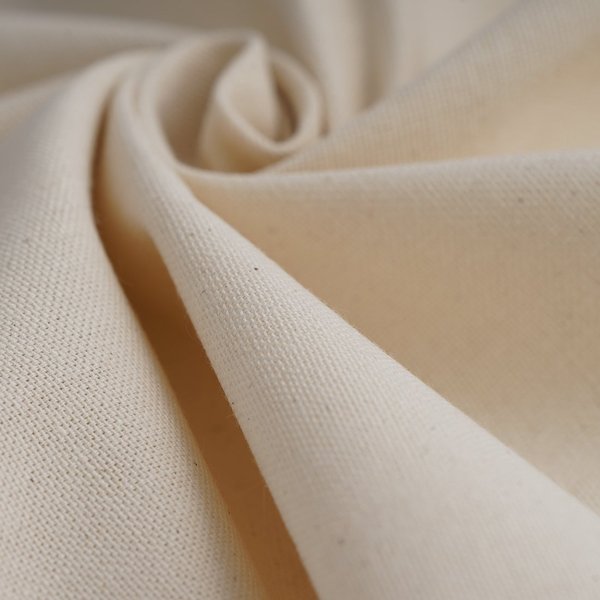 Tissu Coton éPais Panama Grande Largeur Beige Clair - MT - Mondial Tissus-image