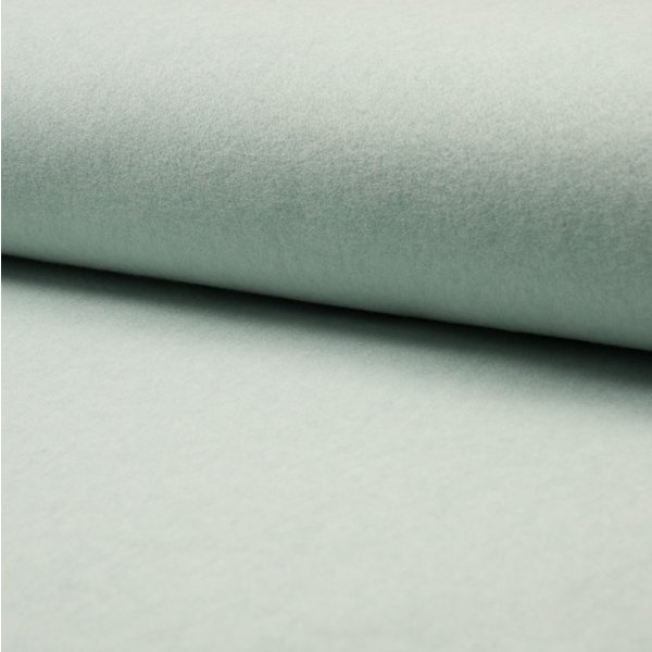 Tissu Polaire Coton Bio Duveteuse Vert PâLe - Mondial Tissus-image