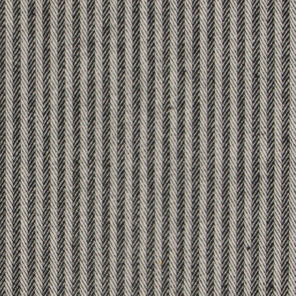 Tissu Tissé Teint Rayures Noires - Mondial Tissus-image
