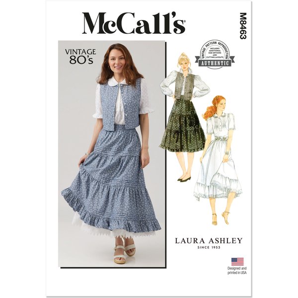 Patron Mc Call's M8463A Top Et Jupe Du 36 Au 44 - Mccall's - Mondial Tissus-image