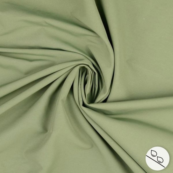 Toile Trench Coat LéGèRe DéPerlante Verte - Mondial Tissus-image