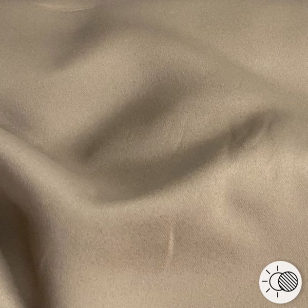 Tissu Obscurcissant Uni Marron - Mondial Tissus-image
