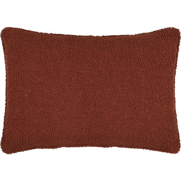 Coussin Paddou Bouclette Roux 40X60 - Mondial Tissus-image