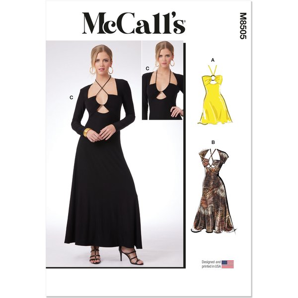 Patron Mc Call's M8505U5 Robe Du 44 Au 52 - Mccall's - Mondial Tissus-image