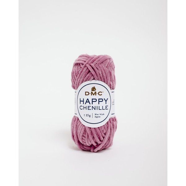 Pelote De Fil à Tricoter Happy Chenille Rose Fuchsia N°24 - Dmc - Dmc - Mondial Tissus-image
