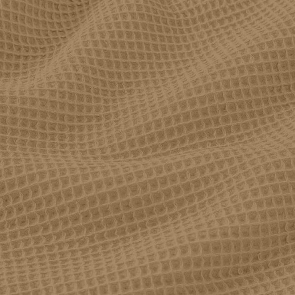 Tissu Nid D'abeille éPonge Uni Beige - Mondial Tissus-image
