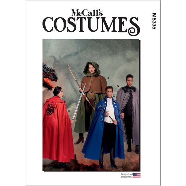 Patron Mccall's 8335A - Capes - Mccall's - Mondial Tissus-image
