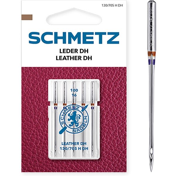 Aiguilles Machine Schmetz Cuir Dh 100 A 16- 130/705 H-M | Nm 100/16 - Schmetz - Mondial Tissus-image