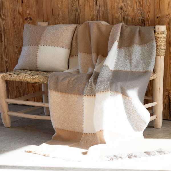 Housse De Coussin Beija Beige 45 X 45 Cm - Mondial Tissus-image