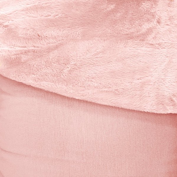Tissu Molleton Alpfleece Envers Polaire Uni Rose - Mondial Tissus-image